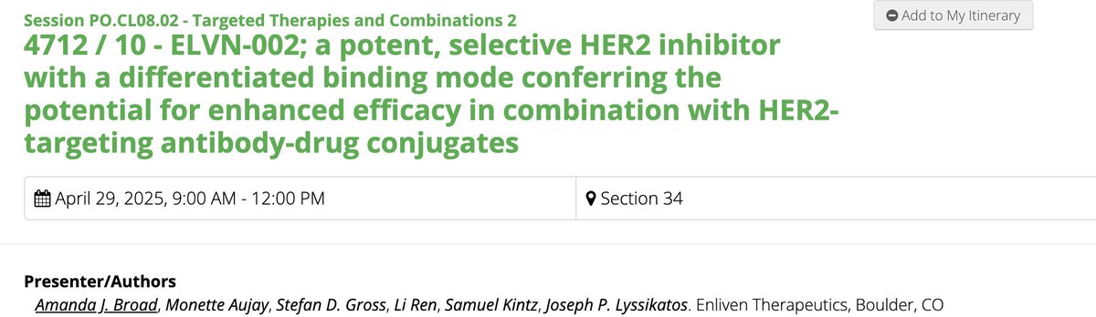 A noteworthy mechanistic intersection exists between #AACR25 Abstracts #4712 and #2962. While HER2 mutation and HER2 overexpression represent biologically distinct states, the action of irreversible/covalent HER2 TKIs in HER2-overexpressing tumors appears to converge with the