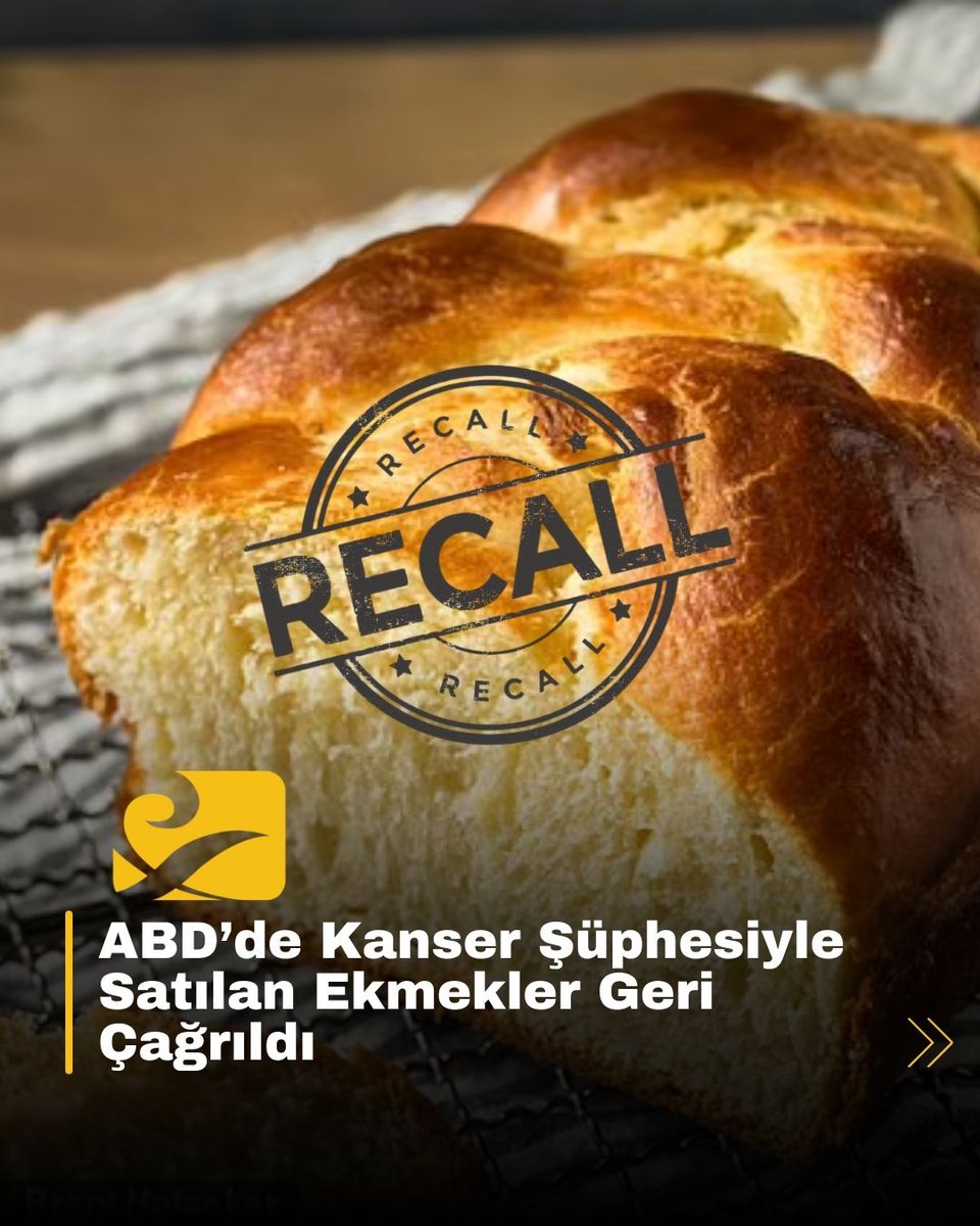 AlaturkaAmerika's tweet image. ⚠️ Texas’ta satılan brioche ekmeklerde, kanserle ilişkilendirilen Sarı 5 katkı maddesi ve süt etikette belirtilmeden kullanıldı!
🛒 Dallas &amp;amp; Fort Worth’ta satılan ürünler geri çağrıldı.
📌 Kodlar: 654293 &amp;amp; 54500
#FDA #Texas #Yellow5 #Sari5 #AlaturkaHaber

alaturka.com/abdde-geri-cag…