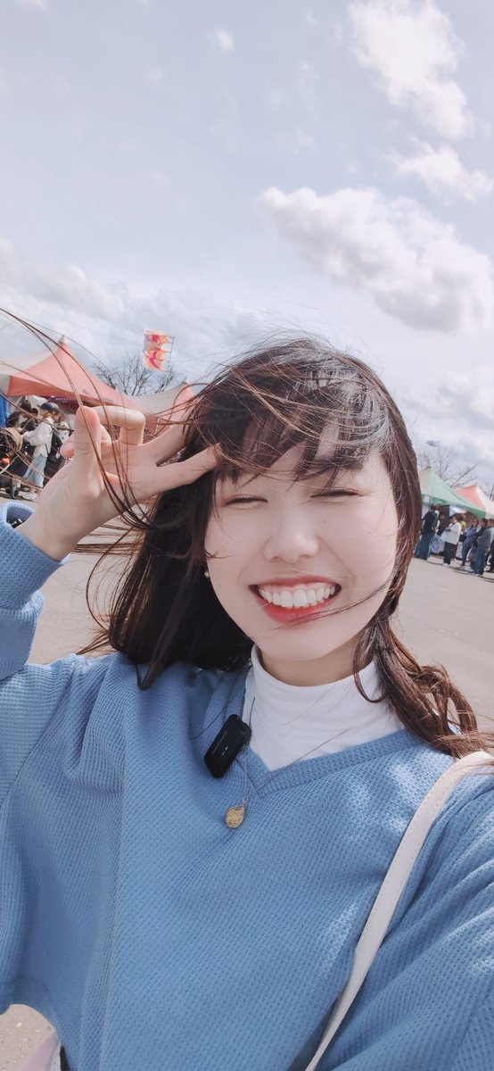 めっちゃ風強かったっ！！！！笑

でも美味しいものたくさん食べられて
ステージにも出演できて楽しかった😊

会いに来てくれた人ありがとー💕