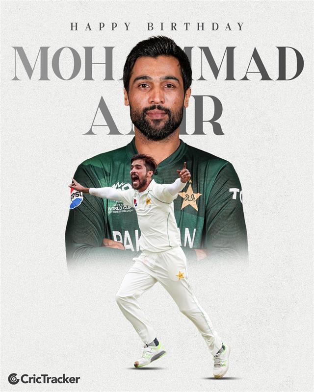 CricTracker (@cricketracker) on Twitter photo ICC T20 World Cup Winner, 2009 ๐
ICC Champions Trophy Winner, 2017 ๐
Celebrating 33 years of brilliance! Wishing Pakistan veteran <a href="/iamamirofficial/">Mohammad Amir</a> a very happy birthday filled with joy, success, and great memories. ICC T20 World Cup Winner, 2009 ๐
ICC Champions Trophy Winner, 2017 ๐
Celebrating 33 years of brilliance! Wishing Pakistan veteran <a href="/iamamirofficial/">Mohammad Amir</a> a very happy birthday filled with joy, success, and great memories.