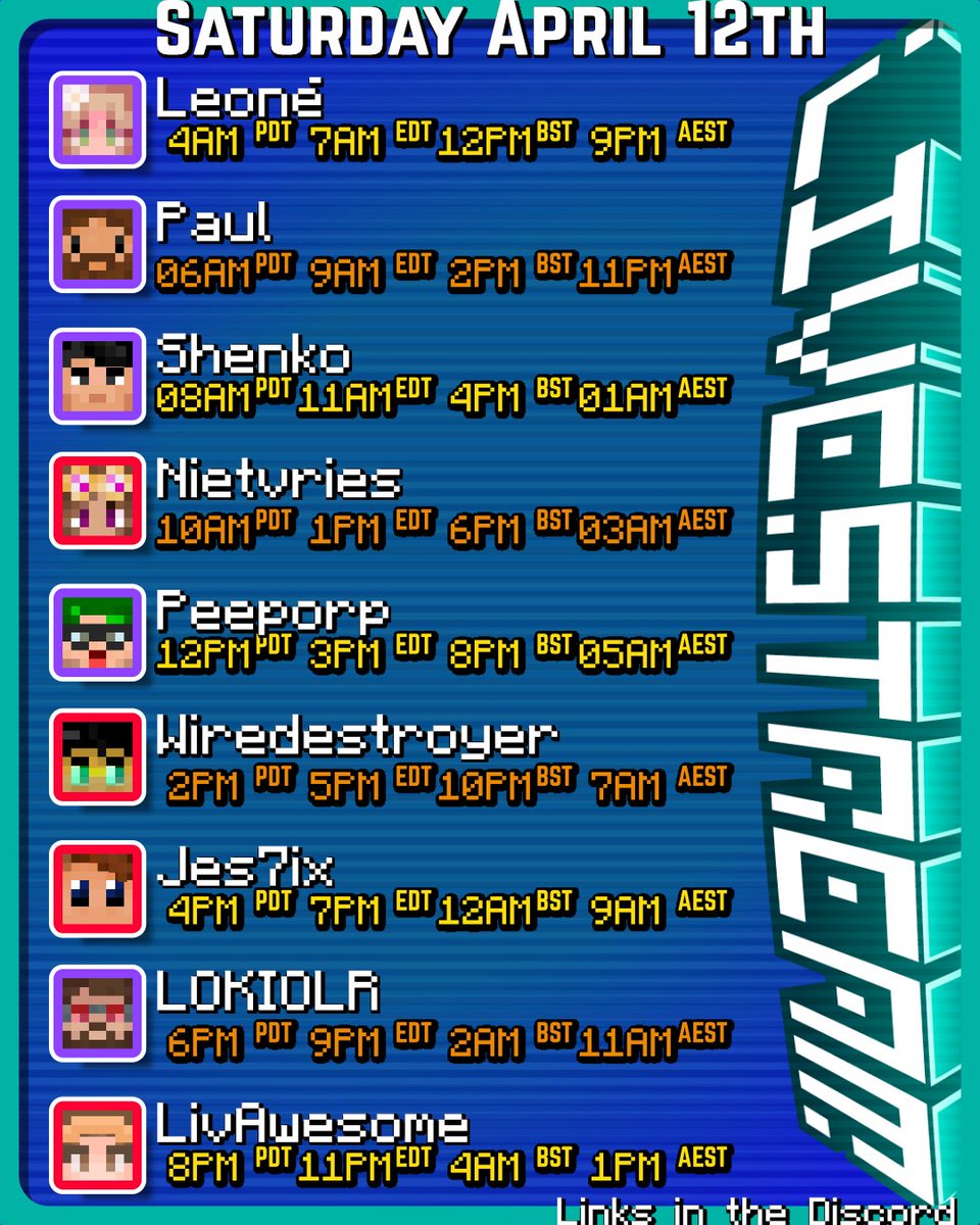 Join me in 30 minutes as I go live in @channel64smp.bsky.social's first livestream day of season 4 over on Twitch. twitch.tv/lokiolr