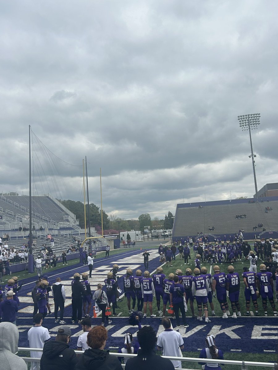 Had a great spring game visit <a href="/JMUFootball/">JMU Football</a>, great atmosphere and physicality. Also thank you <a href="/JMUFBRecruiting/">JMU Football Recruiting</a> <a href="/ApplebaumNathan/">Nathan Applebaum</a> <a href="/alexqwalter/">Alex Walter</a> for the invite. Looking forward being back on campus and building more connections 

<a href="/Ajwall08/">AJ Wallace (aiwallace@aacps.org)</a> 
<a href="/TanardoSharps/">Tanardo Sharps</a> 
<a href="/meademustangsfb/">Meade Mustangs Football</a>