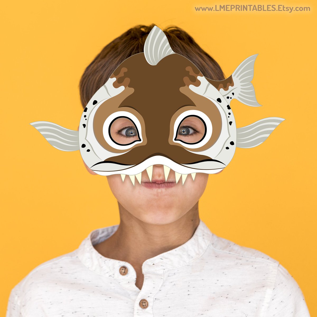 lmeprintables's tweet image. Fish Mask Printable Halloween Costume John Brown Barracuda Pool Party Rockfish Piranha Sea Sturgeon Animal Child Shark Photo Booth Kid Adult etsy.me/4luEDEO via @Etsy #fishmask #fishcostume #barracudamask #piranhamask #animalmasks #sharkmask #photoboothprops #diyeasymasks