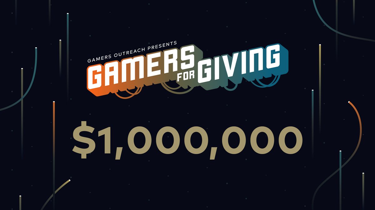 GamersOutreach's tweet photo. ❗ $1,000,000 raised ❗

That's more GO Karts.
More hospitals.
More kids' and families' care experiences improved through play.

Thank you to everyone streaming, donating, and spreading the word about Gamers Outreach.

You're helping others level up. 🧡

Let’s keep it going! https://t.co/JxL6UAFQOf