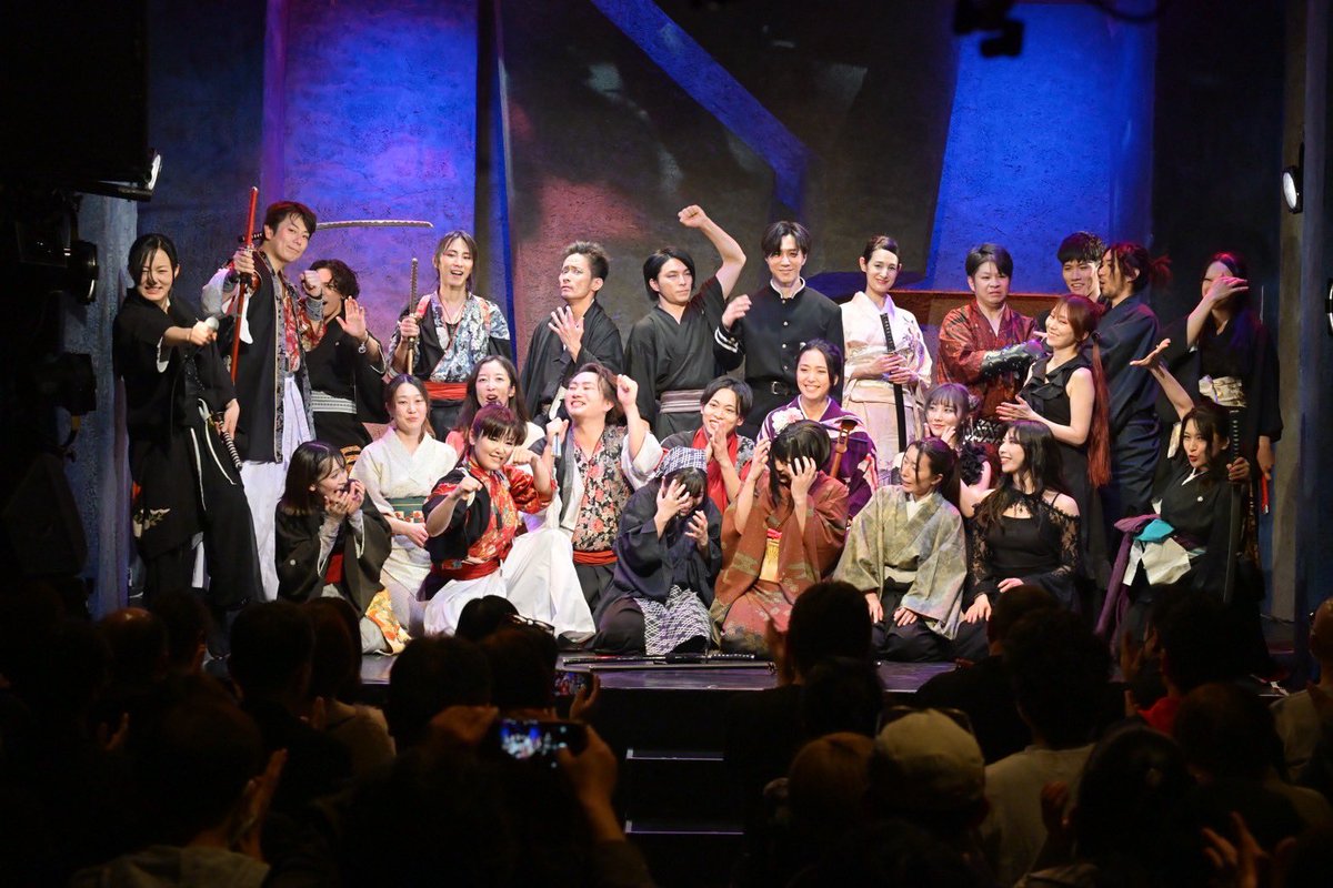 itomarino's tweet photo. 偉伝或~IDEAL~プロデュース
「御託はいい、戦え〜殺陣サミット2025〜」

昨日千秋楽を終え、
全5公演走り抜きました‼️

ご来場いただいた皆様、
ご参加いただいた団体、個人の皆様、
スタッフ･関係者の皆様、

本当にありがとうございました✨✨✨
そしてお疲れ様でした👏👏

#御託戦2025
#イデステ https://t.co/n6fgZeA6fk
