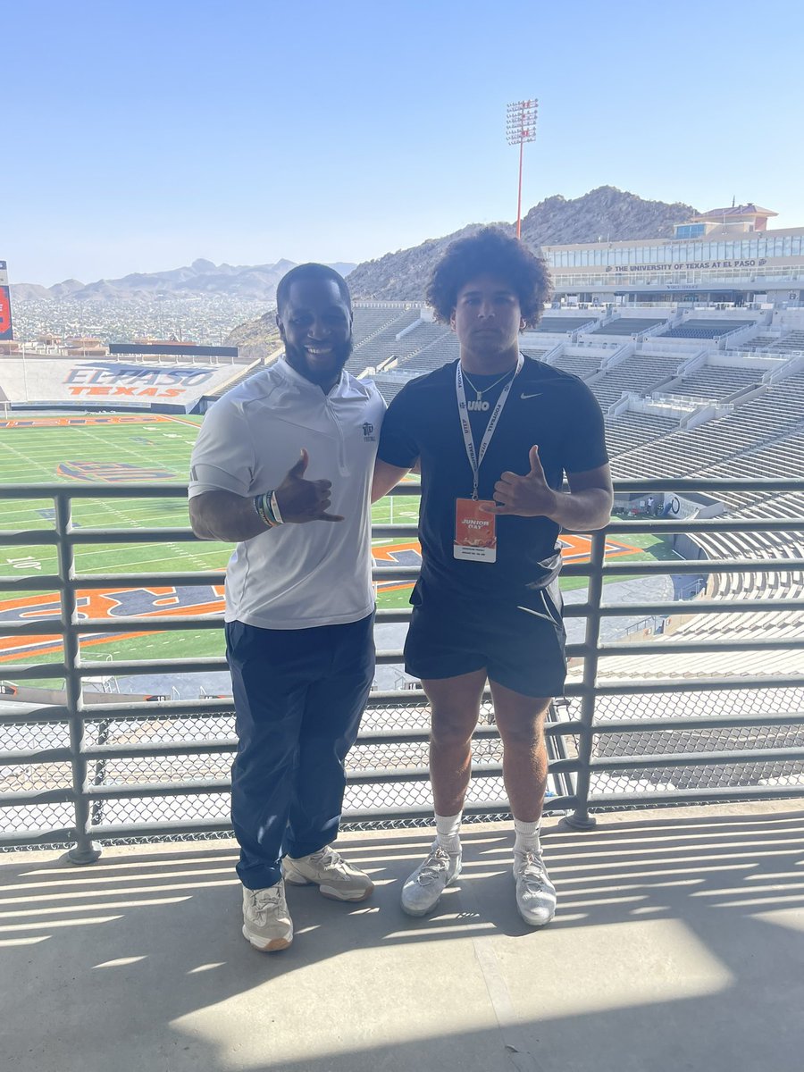 donovan_perry3's tweet image. Had an amazing time @UTEPFB Junior Day! Thank you @COACHJMACRB for the invite and the rest of the staff for the hospitality! @Coach_Cotton713 @CoachCala @CoachSWUTEP @GinoGigs