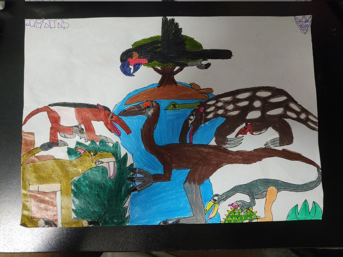 Gauarge/Gowargay foi 1 criptíssauro herbívoro bípede semi-áquatico evoluído natural sobrevivente da extinção relatado no sudeste da Austrália,geralmente considerado 1 criptíssauro.Na descrição Gauarge, significa "medidor".#prehistoriccryptids
instagram.com/p/DIXRt9jycvb/…