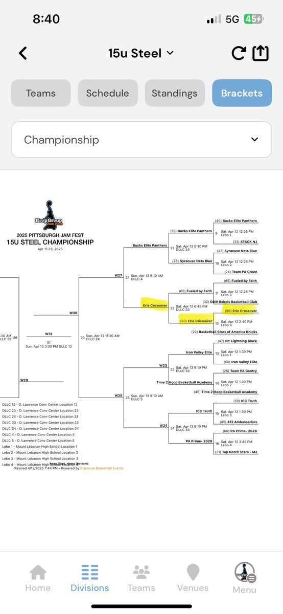 Elite 8 at the Pitt Jam Fest‼️
2-0 with the guys
game 3 sunday 9:10 am on court 4
Let’s get it!💪