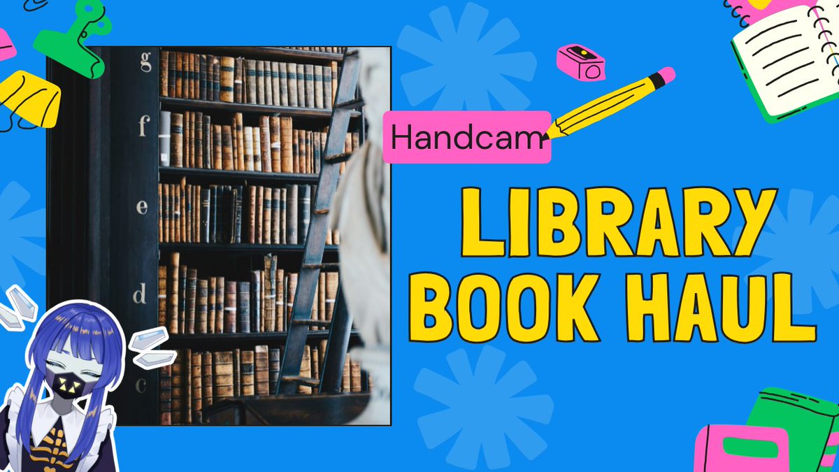 eurekaforsythe's tweet photo. I set up my handcam finally so I'm going to be talking about the books I got from 2 different library sales. Will be doubling as a test stream to see if my PC can handle this kind of thing too. 😅

Link: https://t.co/wONl1QEMF9

#onscreenandroid #booktube #ENVtuber #bookhaul https://t.co/WAI5HnmW2L