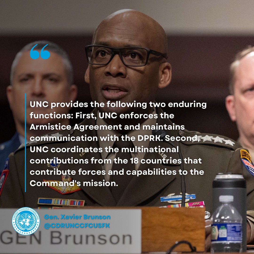 United Nations Command 유엔군사령부/유엔사 (@UN_Command) / X United Nations Command 유엔군사령부/유엔사 (@UN_Command) / X