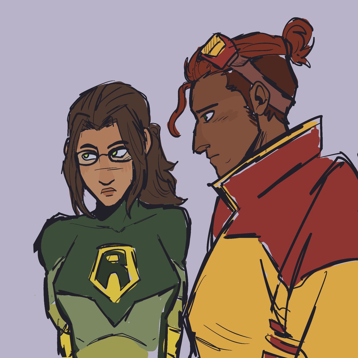 pachilucio's tweet photo. #shrinkingrex or #raesplode idk their ship name but i doodled them bc theyre sweet #invincible https://t.co/Ye8fhratTm