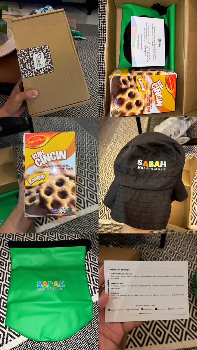 zamani_ejam's tweet photo. Thank you so muchhh @sabahtourism  for the gift 🙆🏼‍♂️☺️ comel siakkk 🙈 https://t.co/6MWBuKYtQH