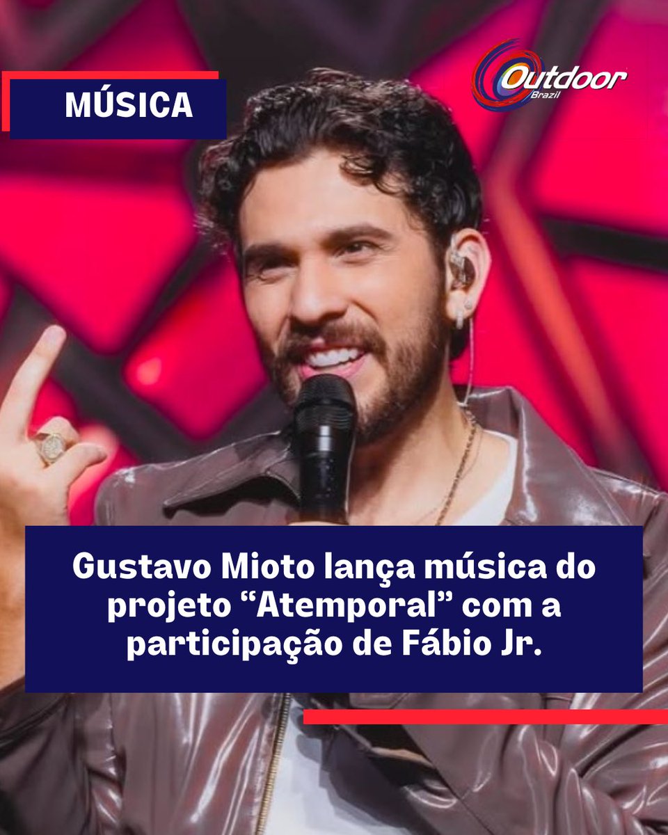 outdoorbrazil's tweet photo. 𝗔𝘁𝗲𝗺𝗽𝗼𝗿𝗮𝗹!!! #GustavoMioto acaba de lançar a terceira parte do seu EP “Atemporal”, que já está disponível em todas as plataformas digitais…

➡️ Quer saber mais? 
Acesse https://t.co/pz4ZH6soBe

📸 Divulgação
#GustavoMioto #Cantor
#Sertanejo #Atemporal
#Feat #FabioJr https://t.co/x1CECY3dvK