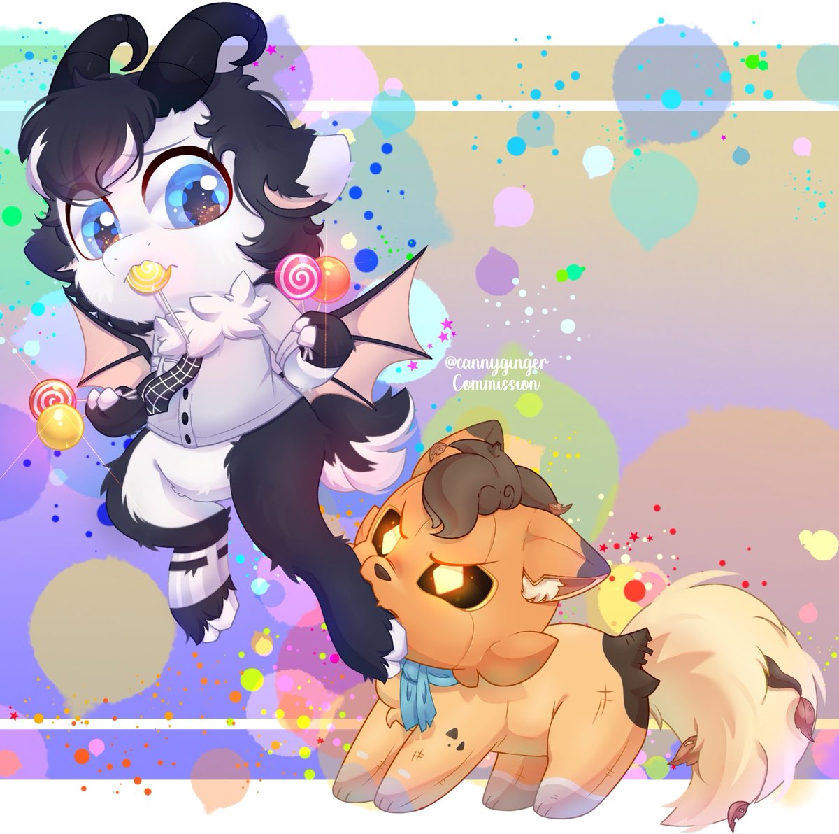 Computer Wallpaper Commission done for Pepper Jones ! Thank you so much! 💖💖
#furrycommission
#furry