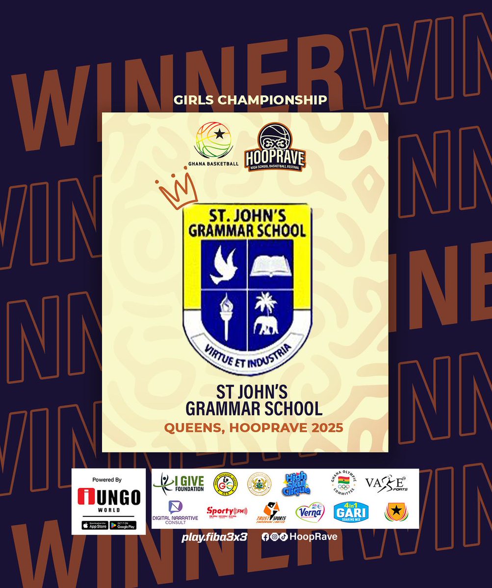 The Kings and Queens of HoopRave 2025 have been crowned!👑🏆
What. A. Tournament.😱🔥

<a href="/ghanabasketball/">Ghana Basketball Federation</a> <a href="/SportyFM_/">SportyFM Ghana</a> <a href="/KwabotweOnline/">MFANTSIPIM</a>