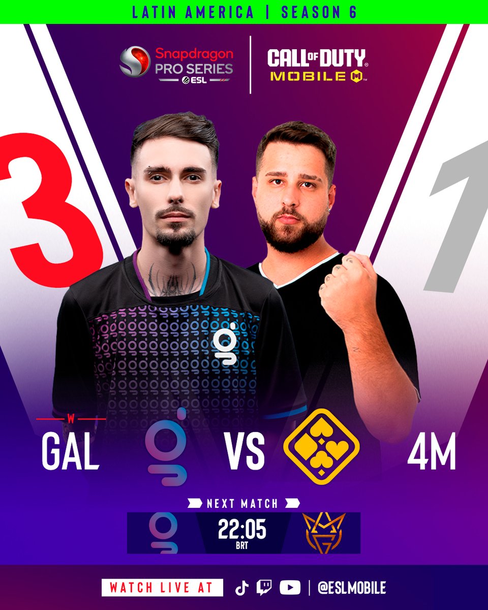 ESLCODM's tweet photo. It takes courage to face a titan like @galorysgg ๐
Respect #FourMagic ๐ช
#SnapdragonProSeries #CODMesports @ESLMobile https://t.co/XxtDoQC11I