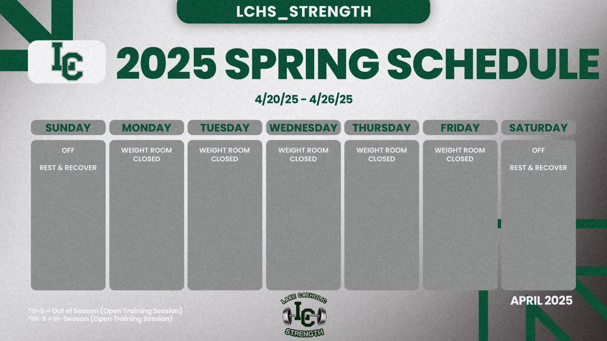 🚨TRAINING SCHEDULE UPDATE🚨

Adjustments for the next two weeks