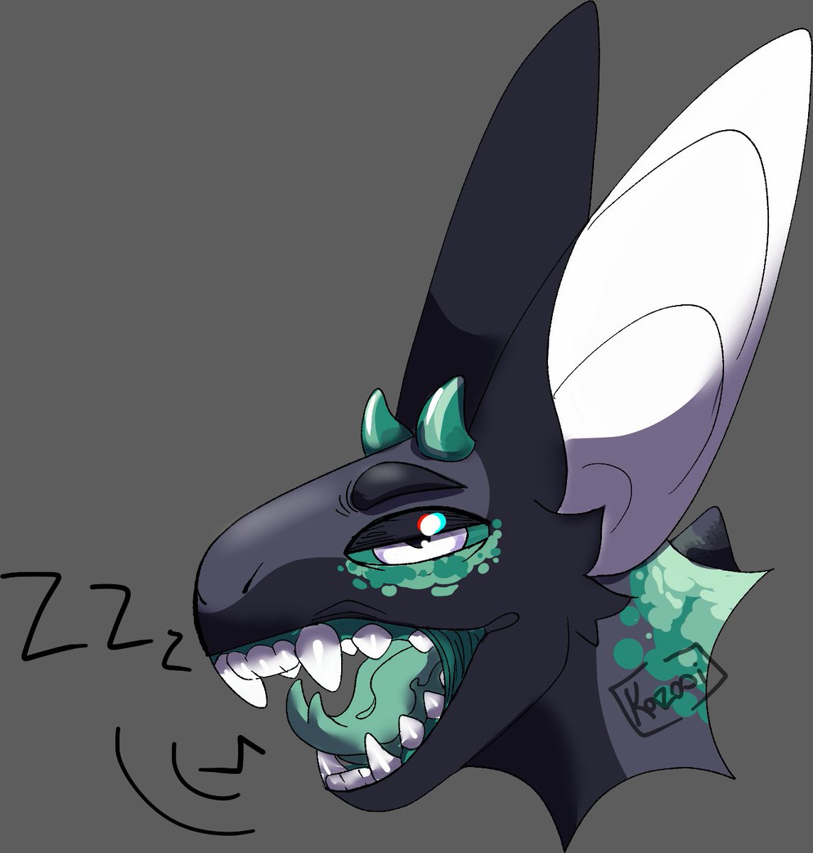 Kazooi_'s tweet photo. Sleepy creature
--- 
#арт #oc #digitalart #digital #drawing #art #artist #monster #dragon #arpg #closedspecies #cs #grem https://t.co/D0lKYzMuU3
