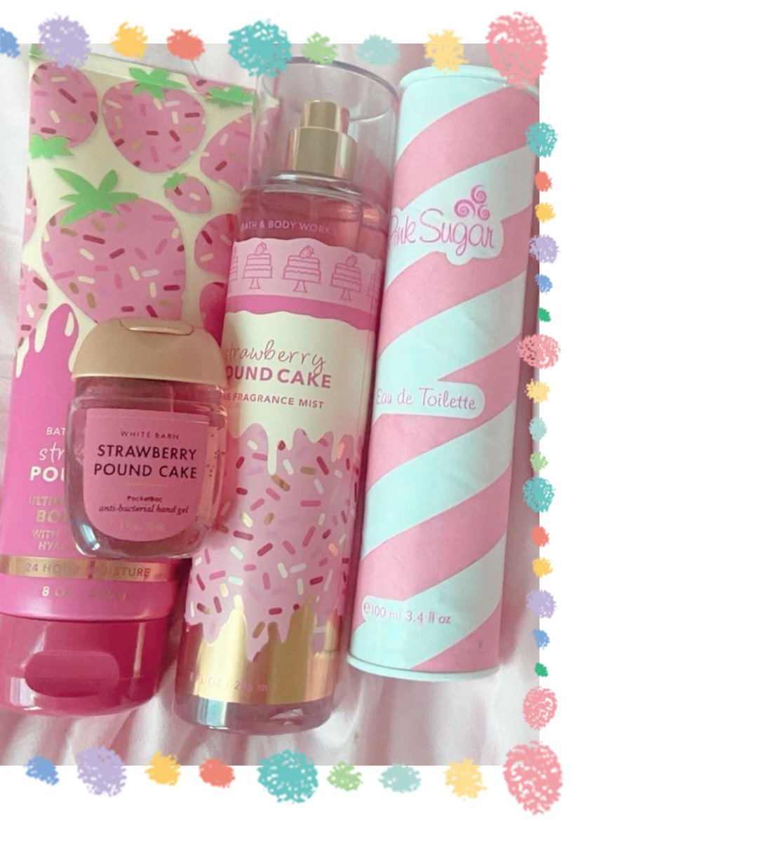 gunsvwd's tweet photo. Seguimos y por eso decia que un poco temática jsjs porque ahora perfume, crema y asi pero de fresita. 🍓🫶🏻🩷 https://t.co/WXHj9i8ZZP