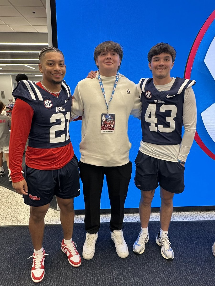 Jesse Richardson (@jrichardson2026) on Twitter photo Had an amazing time at the last Ole Miss Spring Practice! Thank you <a href="/LetsGo_Bo5/">Randall Joyner</a> for having me! Great to see my Parish brothers at Ole Miss! <a href="/OleMissFB/">Ole Miss Football</a> <a href="/coachnovakov/">Coach Novakov</a> <a href="/coachgalusha/">Will Galusha</a> <a href="/CoachSwinford/">Coach Jordan Swinford</a> <a href="/coachH2bwill/">Brandon Williams</a> <a href="/apefitness_perf/">APE Fitness & Performance</a> <a href="/RecruitParish/">RecruitParish</a> <a href="/ParishFootball/">Parish Football</a> Had an amazing time at the last Ole Miss Spring Practice! Thank you <a href="/LetsGo_Bo5/">Randall Joyner</a> for having me! Great to see my Parish brothers at Ole Miss! <a href="/OleMissFB/">Ole Miss Football</a> <a href="/coachnovakov/">Coach Novakov</a> <a href="/coachgalusha/">Will Galusha</a> <a href="/CoachSwinford/">Coach Jordan Swinford</a> <a href="/coachH2bwill/">Brandon Williams</a> <a href="/apefitness_perf/">APE Fitness & Performance</a> <a href="/RecruitParish/">RecruitParish</a> <a href="/ParishFootball/">Parish Football</a>