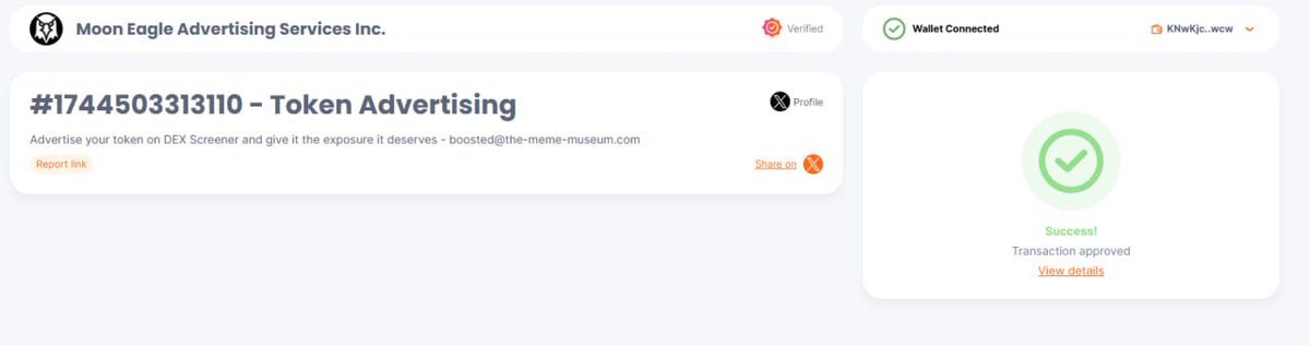 CryptoYeezussss's tweet image. PUSHING 7X FROM CALL ON #BOOSTED WHILE DEV KEEPS BOOSTING 💥 SEND IT HIYORR 🚀 

dexscreener.com/solana/CCtaYL6…

#CRYPTO #MEMECOIN $btc $eth $sol $xrp $sui $bnb $img $inc $solmax $shib $doge $pepe $brett $spx $giga $mog $memdex $turbo $popcat $pppp $rfc $refi $pwease $aliens $trump $wo