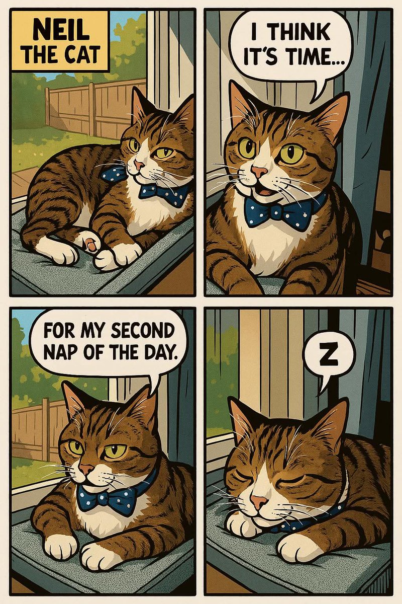 I wanna be like Neil when I grow up 😸😂