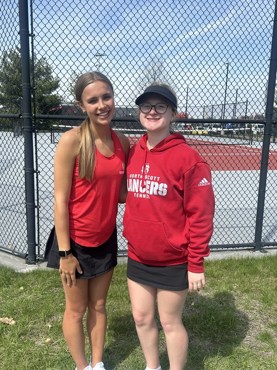First place at Assumption invite today!  It was all NS singles final with Maddy Jepsen (1st) and Olive Khoury (2nd).  Doubles of Syd Groene and Tori Samara secured 4th and the duo of Hailey Kaiser &amp; Haley Link won first round and then had two tough matches. <a href="/NorthScottHS/">North Scott High School</a>