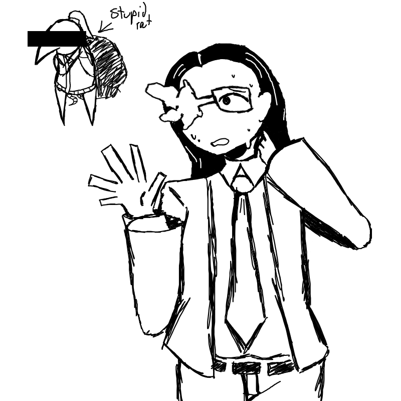 bubbletea151's tweet photo. Played Dream BBQ proper today so, here's some art
the first picture is a reference to a ytp called That's Moe Like It
the second is just first drawings
#enadreambbqfanart  #coralglasses #hoarderalex https://t.co/aGX6w3kZxX