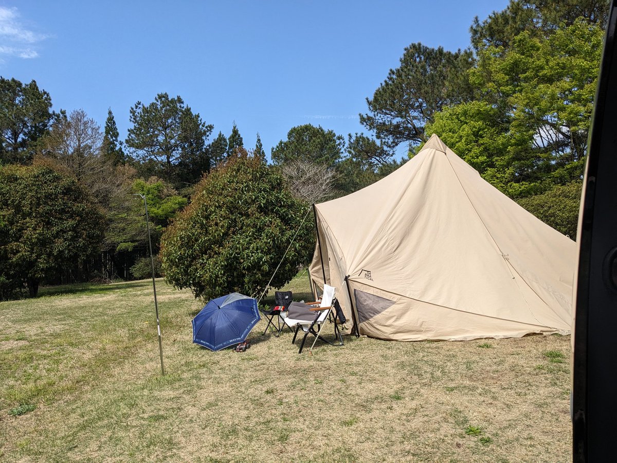 予報通り晴れた
ゆっくり乾燥してもっかい温泉入って帰るか
