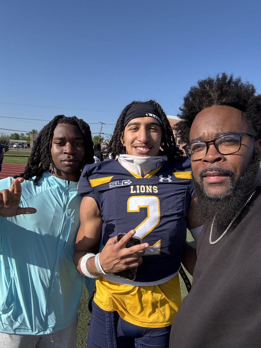 I had a great time at the <a href="/Lions_FB/">East Texas A&M Football</a> Junior day today. I had a great conversation with Coach <a href="/geoff_terry/">Coach Geoff Terry</a> and had an opportunity to learn more about East Texas A&amp;M University and see some old teammates and family. Huge thanks to <a href="/coach_jackwelch/">Jack Welch</a> and <a href="/_coachsmith_/">Coach Mike Smith, M.S.</a> for the invite.