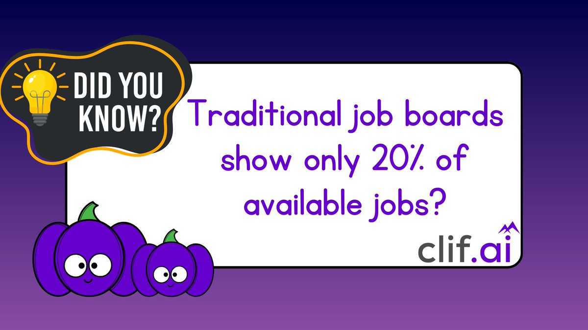 ClifAINY's tweet photo. You're seeing just the tip of the iceberg.
80% of jobs are hidden in networks, referrals & direct hiring.
#CLIFAI uncovers the hidden job market for you.
Try Now - https://t.co/is82eS7Uhg
#CareerTips #Networking #CLIF #Career #CareerGuidance #CareerGrowth #BestAIStartup https://t.co/zqZpGCpf0j
