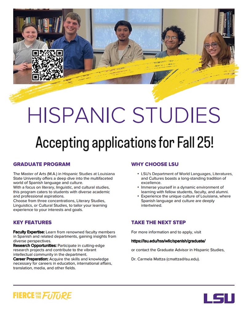 Spanish at LSU tweet media