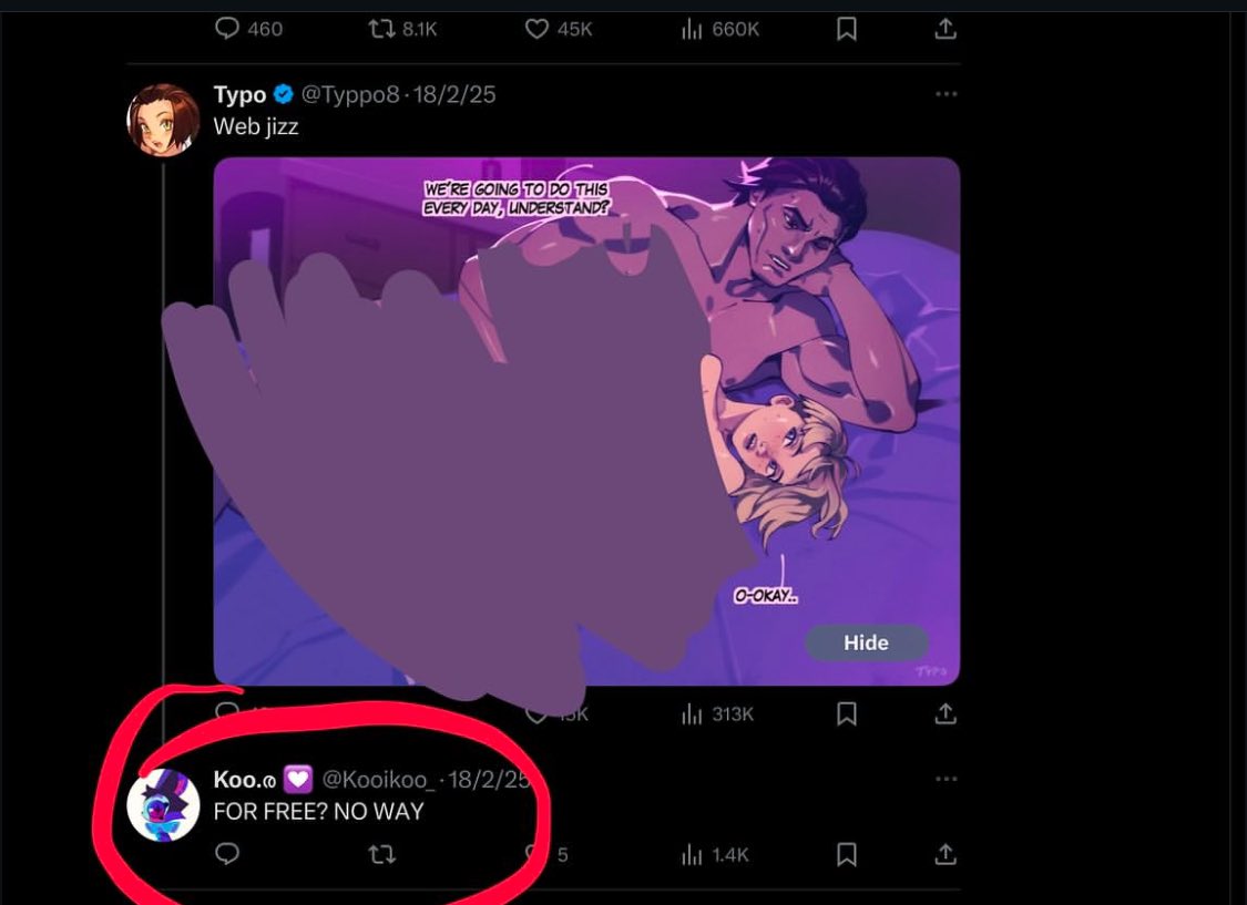 Please report this artist and while you’re at it report the stank ass artist that drew that garbage!