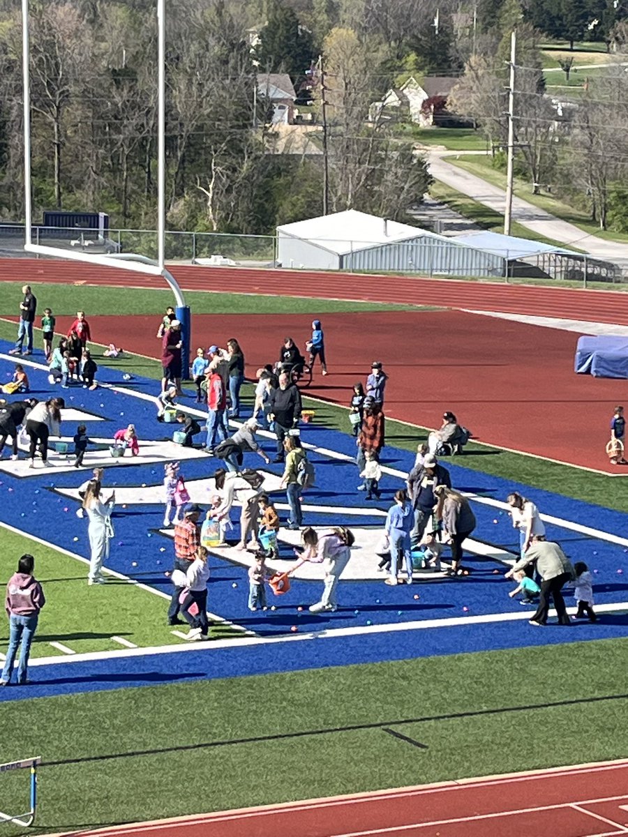 What an amazing day! Thank you <a href="/R7PTO/">R7PTO</a> for sponsoring the egg hunt. A huge shout out to our staff for donating prizes and their time. Good News Community Church provided eggs, volunteers and prizes. We love to see families spending time together!