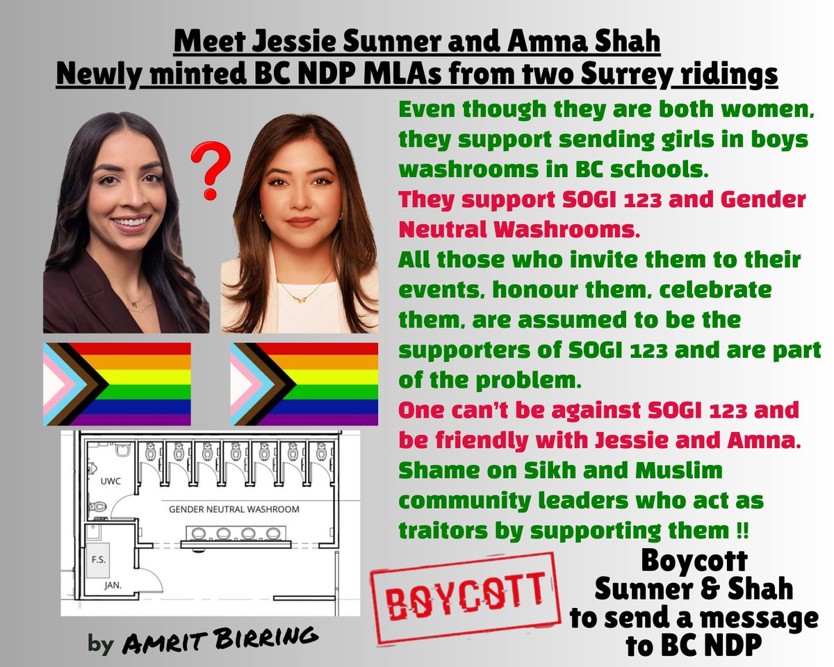 Boycott MLAs who harm the community.