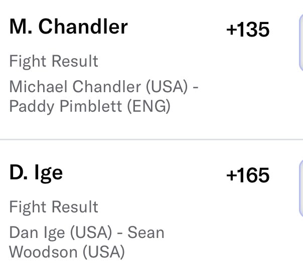 LuckyHandDan's tweet photo. #UFC314 #UFCLocks ๐
โโโ-
1. โBet the house on micheal chandlerโ
2. โBet the HOUSE on Diego tonightโ https://t.co/D89fI6Kp2V