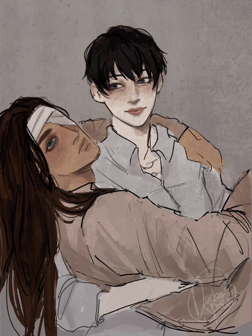 eren and odysseus are similar in that they are morally corrupt and are loved by a gorgeous dark haired woman who is too good for them (i'm referring to canon odysseus. i like epic ody but i do love a genuinely irredeemable bastard) #AttackOnTitan #eremika