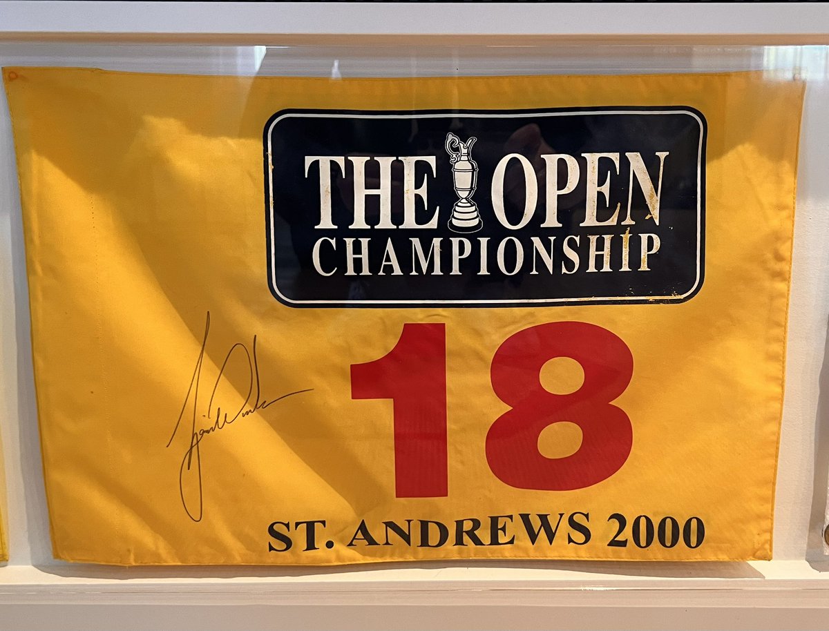 Last winner of the career grand slam was Tiger at St Andrews in 2000. Steve Williams still has the signed 18th green flag. It’s part of Together We Roared, 📖 I co-wrote with him. Will we witness Rory complete the slam at #themasters? amazon.com/Together-Roare…