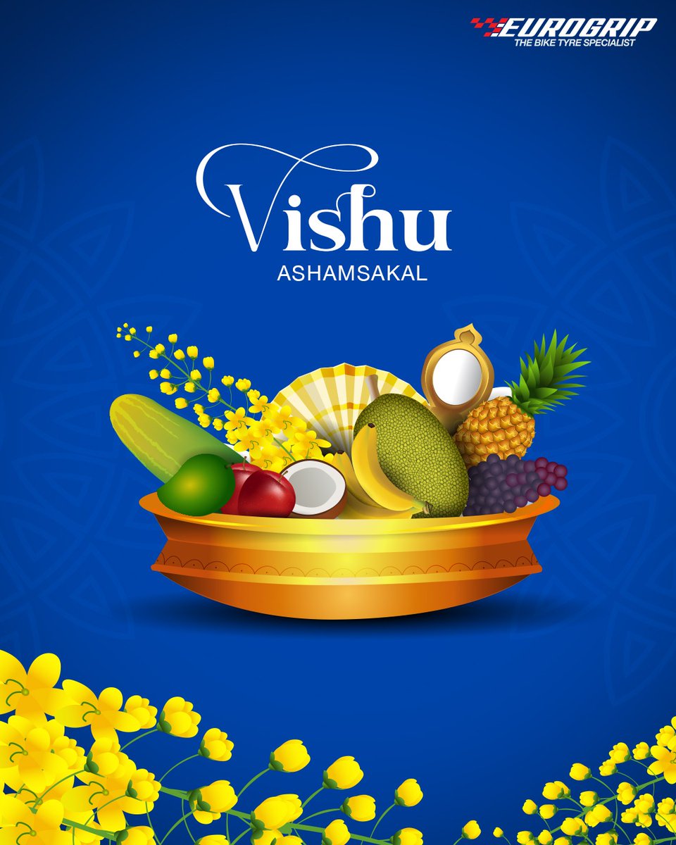 TVSEurogrip's tweet photo. New beginnings. Festive vibes. Joy at every turn!
Wishing you a season full of smiles, prosperity, and celebration.
Happy Baisakhi, Bohag Bihu, Vishu Ashamsakal, and Puthandu Nalvazthukkal!
#EurogripTyres #EnjoyEveryTurn #Festive #Baisakhi #BohagBihu #Vishu #Puthandu https://t.co/vKZ4RS3Uys