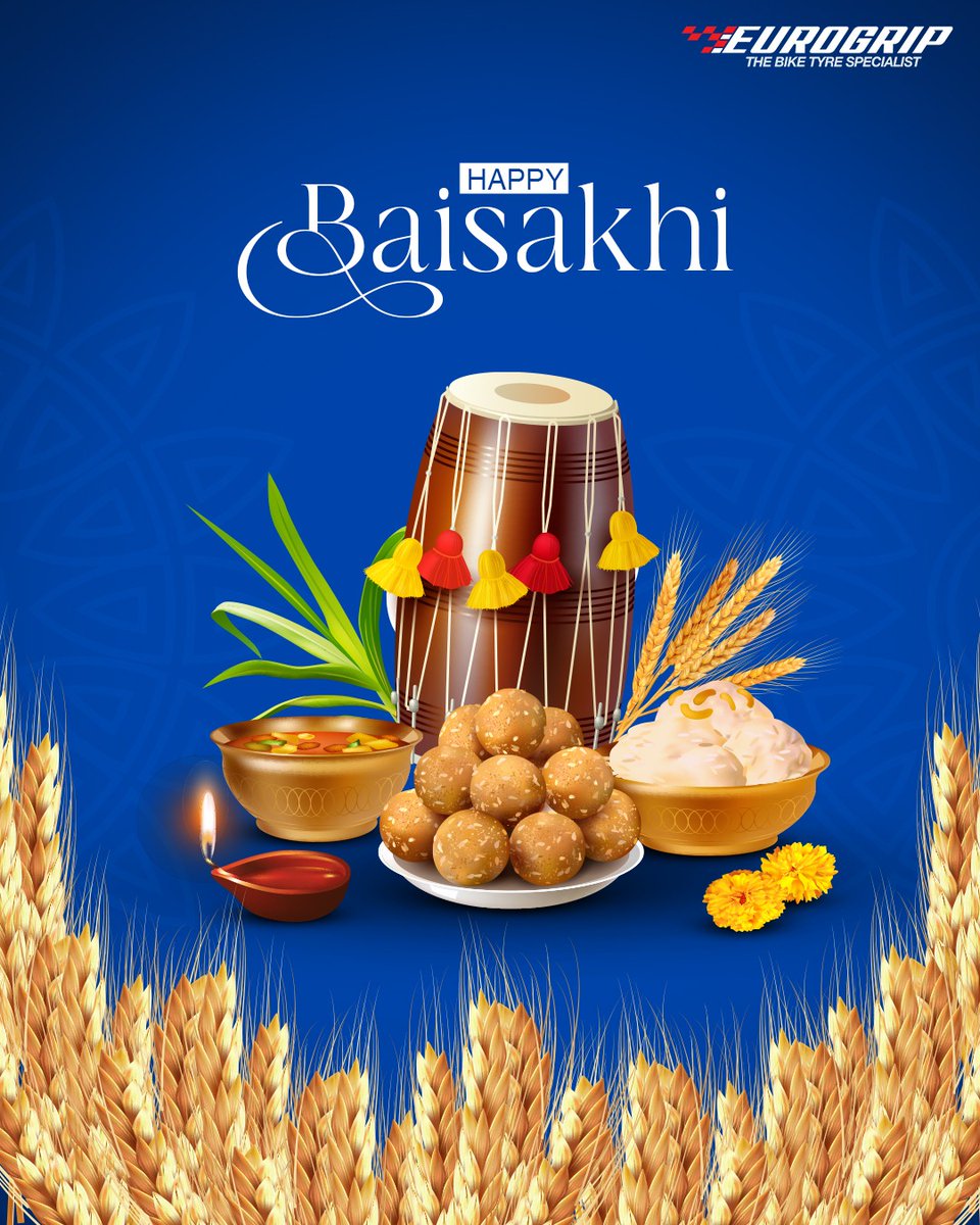 TVSEurogrip's tweet photo. New beginnings. Festive vibes. Joy at every turn!
Wishing you a season full of smiles, prosperity, and celebration.
Happy Baisakhi, Bohag Bihu, Vishu Ashamsakal, and Puthandu Nalvazthukkal!
#EurogripTyres #EnjoyEveryTurn #Festive #Baisakhi #BohagBihu #Vishu #Puthandu https://t.co/vKZ4RS3Uys