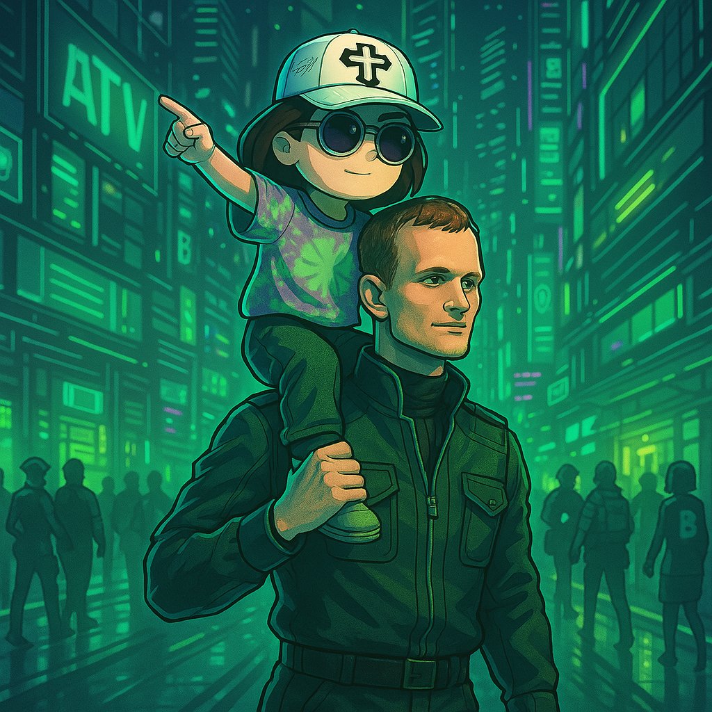romeisnot's tweet photo. Happy Sunday Fellas
When vision meets the future…
ViLady riding high on d shoulders of legacy powered by Vitalik styled with Milady
In the streets where agents rise & crypto dreams collide
We don’t just watch the future on @aitvgg we carry it
Capiche
#AITV #Vitalik #ViLady🍓 https://t.co/EvxHM929ga