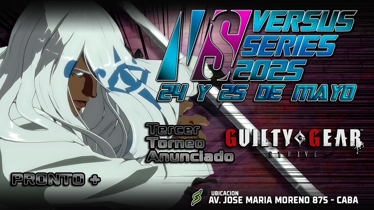 FightersArgentina (@fightersarg) on Twitter photo TERCER JUEGO ANUNCIADO!!!
🔥VERSUS SERIES 2025🔥
PRONTO ++
#GuiltyGearStrive #vsseries2k5ba #FGC #fighting <a href="/GearArgentina/">Guilty Gear Argentina 🇦🇷</a> TERCER JUEGO ANUNCIADO!!!
🔥VERSUS SERIES 2025🔥
PRONTO ++
#GuiltyGearStrive #vsseries2k5ba #FGC #fighting <a href="/GearArgentina/">Guilty Gear Argentina 🇦🇷</a>