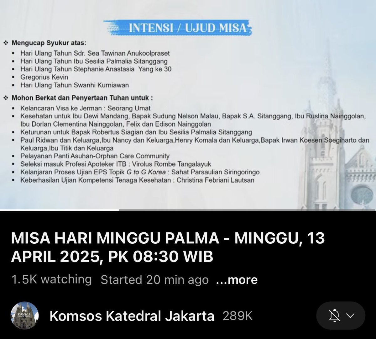 puppypopiah's tweet photo. “𝙃𝙚𝙖𝙫𝙚𝙣’𝙨 𝙜𝙞𝙛𝙩 𝙣𝙚𝙚𝙙𝙨 𝙣𝙤 𝙧𝙞𝙗𝙗𝙤𝙣”

In the heart of Jakarta’s prominent cathedral, Sea’s bday was prayed in the solemn beauty of the Eucharist. 

📍The Church of Our Lady of the Assumption

#26THChapterOfSea 
@Sea_tawinan #sea_tawinan https://t.co/Pk8O3Q58Pe