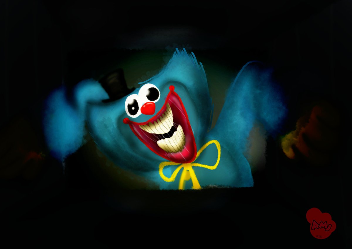 AMJ_T_DINGUS's tweet photo. My Huggy wuggy redesign.
#PoppyPlaytime #Art #horror #mascothorror https://t.co/hK72iLNmNA