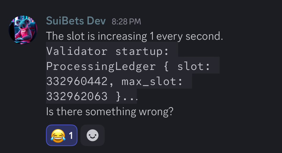 ferric's tweet image. #validator-beginners never disappoints 😂