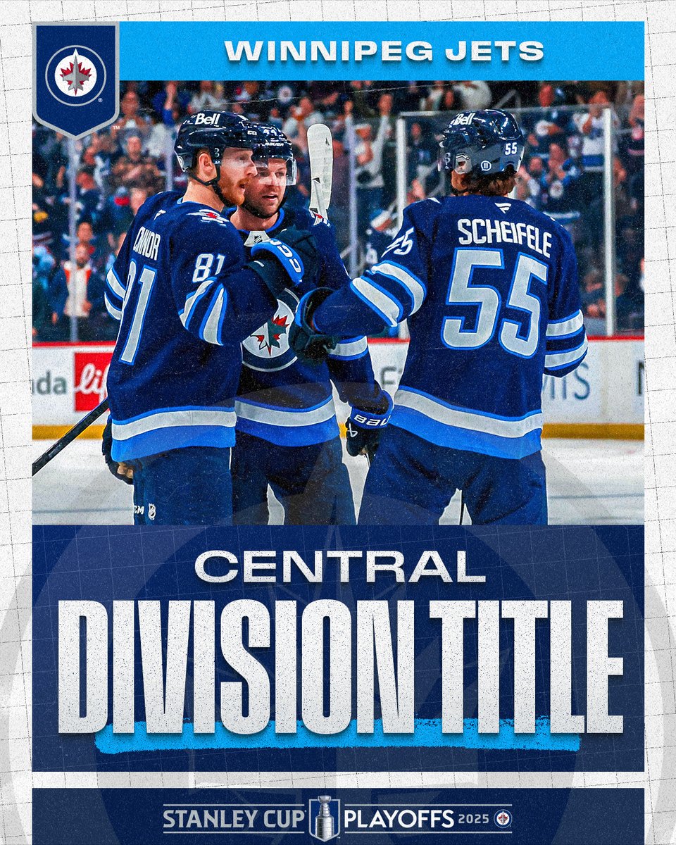 NHL (@nhl) on Twitter photo CLEARED FOR TAKEOFF! 🛫
The <a href="/NHLJets/">Winnipeg Jets</a> are atop the Central Division for the first time in their history! CLEARED FOR TAKEOFF! 🛫
The <a href="/NHLJets/">Winnipeg Jets</a> are atop the Central Division for the first time in their history!
