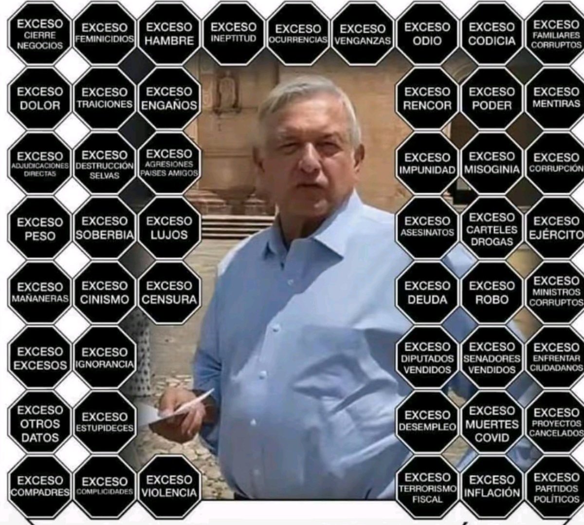 pedroferriz3's tweet photo. Si AMLO tuviera sellos de advertencia https://t.co/CkIF3YCp2x