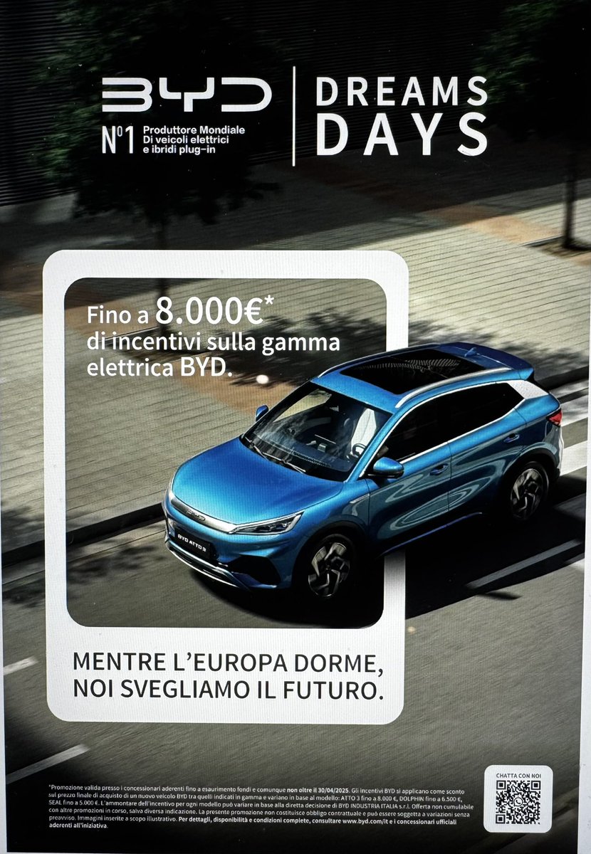 GibelliniRenzo's tweet image. “WHILST EUROPE SLEEPS, WE WAKE UP THE FUTURE”
Everyone’s watching Trump.
Meanwhile, the East is rewriting the rules with zero fear. This isn’t just about cars.
Globalization mustn’t stop — but only those who go local-for-local will survive.

#localforlocal #BYD #tesla #FarEast