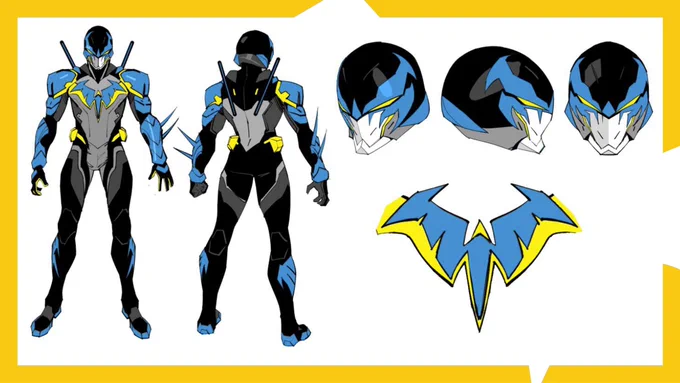 We are finally doing our tokusatsu Batfamily, Immortal legend Batman, out in August 2025, Im doing covers, designs and the back-ups. Kyle Higgins, Mat Groom, Erica D'urso, Igor monti,  Beca Carey 