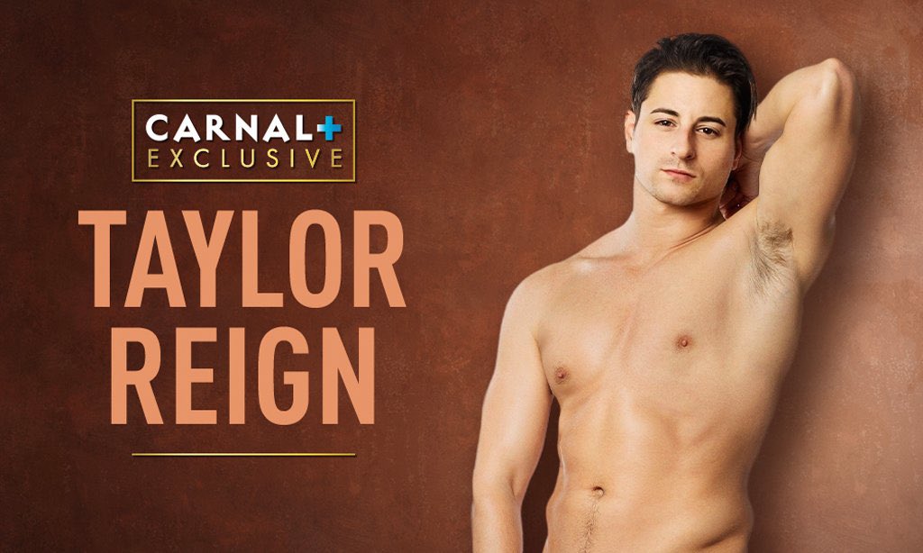 TaylorReignX's tweet photo. So excited to announce my signing exclusivity with @RealCarnalPlus

 Read the full interview at @GayVN 
➡️ https://t.co/2KhZVH1aC5 ⬅️ https://t.co/pALEUQ7pg0